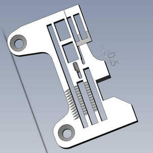 Jack 798-E4 ötszálas interlock tűlemez 5mm