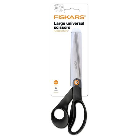 Fiskars fekete nagyméretű általános olló 24 cm (9961)