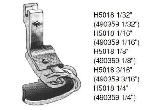 H5018 rugós szegőtalp 1/16", 1,6mm (490359 1/16")