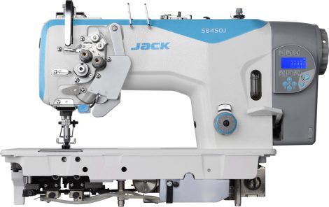 Jack 58750J-005 automata kéttűs nagy hurokfogós tűrúdkikapcsolós gyorsvarrógép kompletten