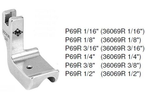 Kédertalp jobb 1/8", 3,2mm